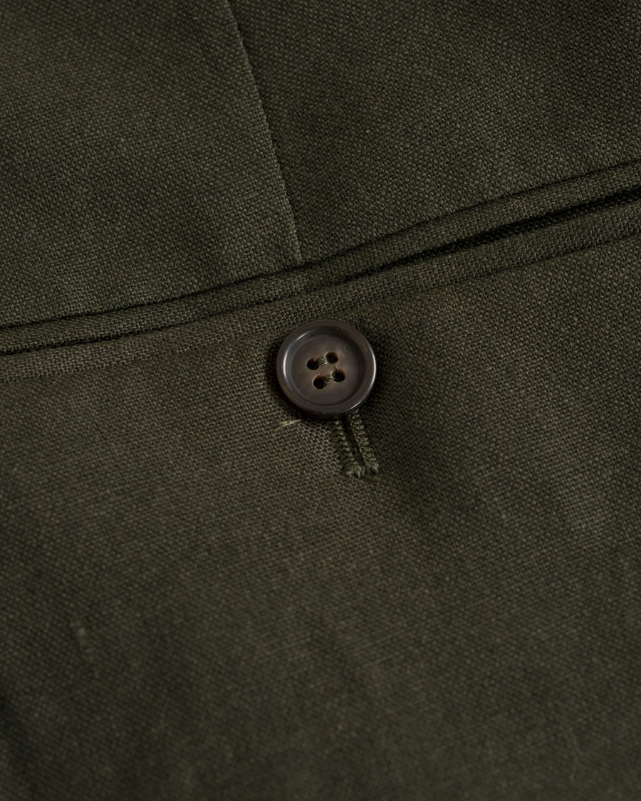 Homme | Pantalons | Tiger of Sweden | Gordon Linen Trousers Green