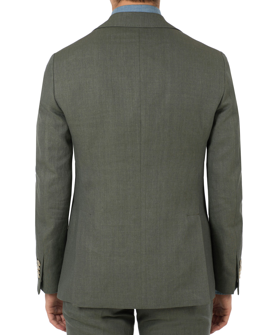Heren | Blazers | Morris Heritage | Frank Oxford Linen/Cotton Blazer Green