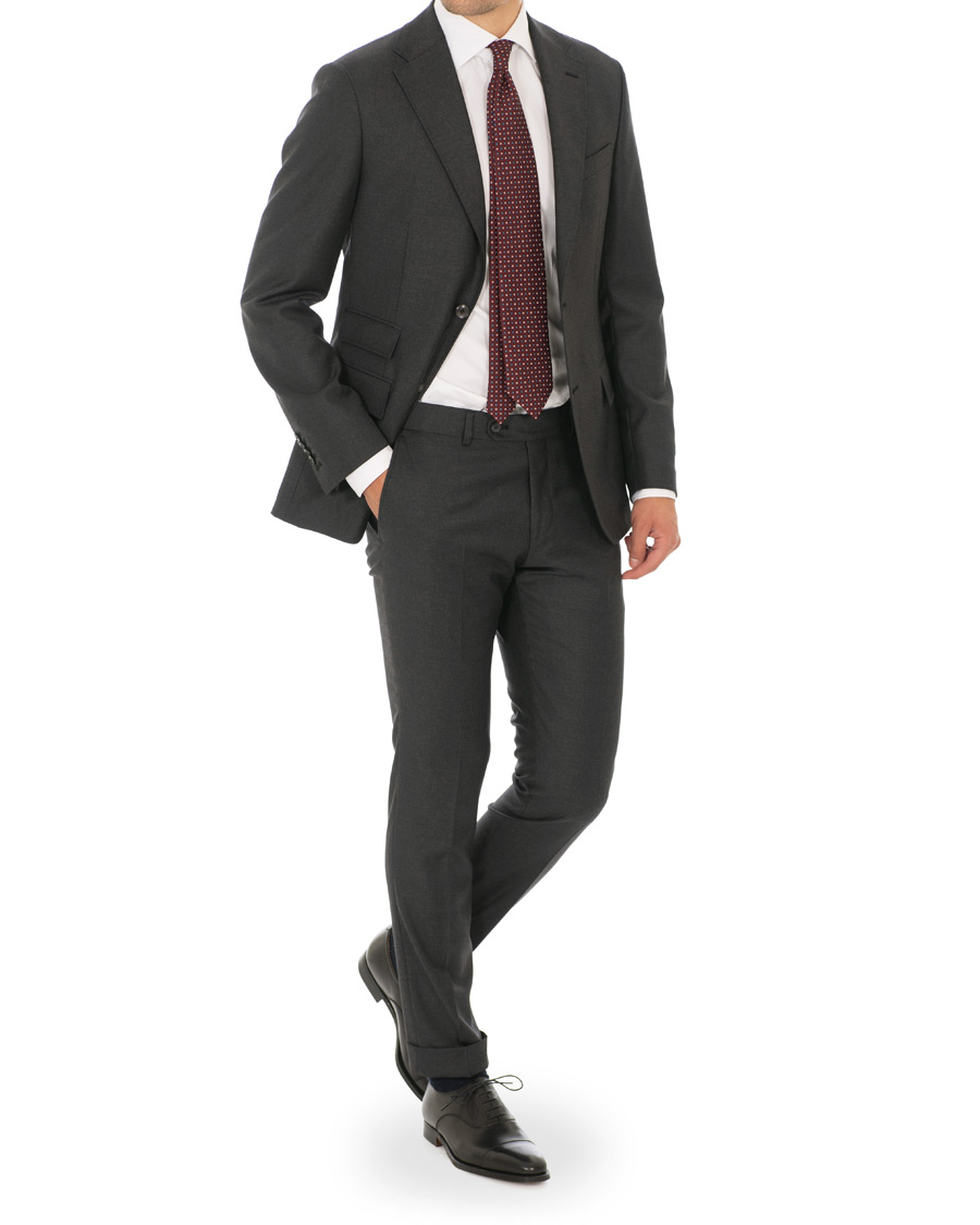 Homme | Pantalons | Morris Heritage | Frank Four Season Trousers Grey