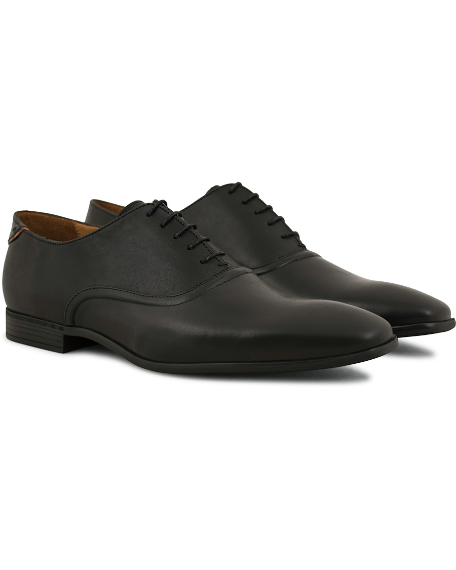 Heren | PS Paul Smith Starling Rubber Sole Oxford Black Burnished Calf | PS Paul Smith | Starling Rubber Sole Oxford Black Burnished Calf