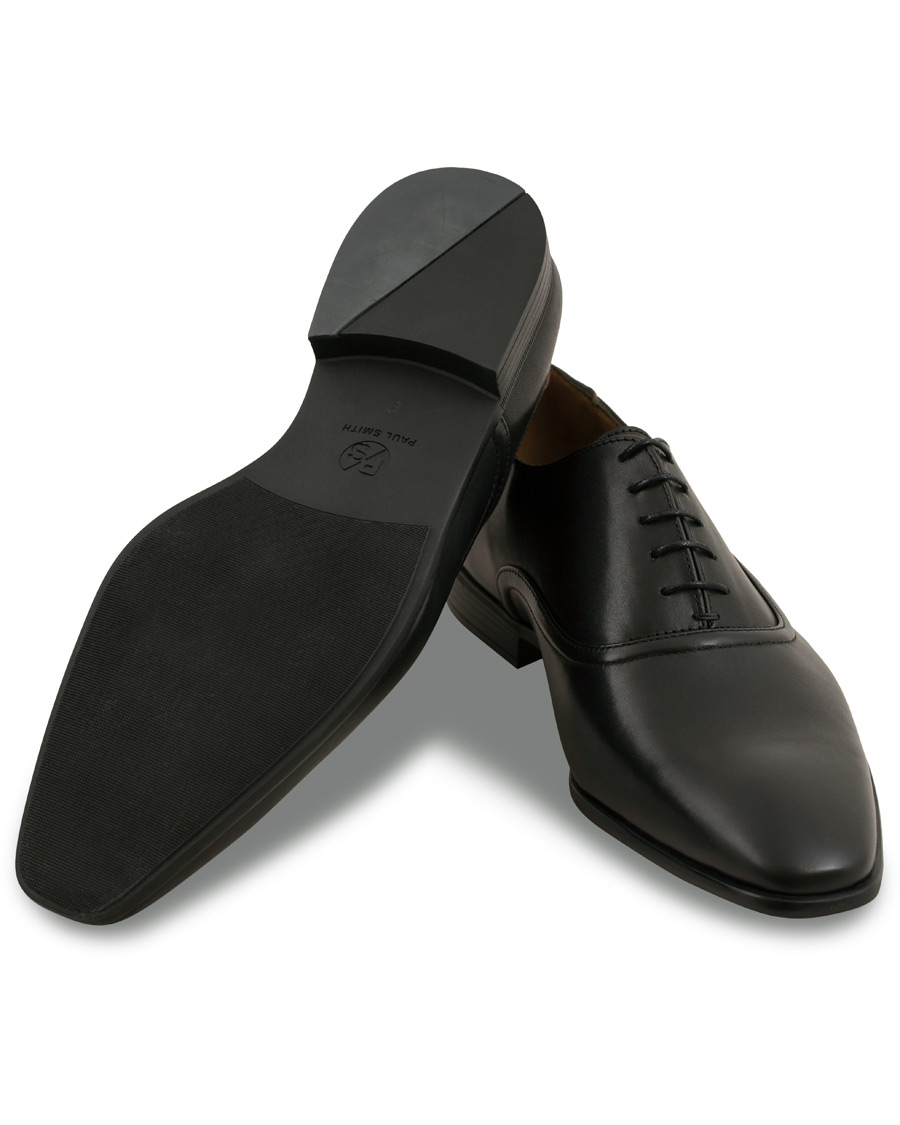 Heren | PS Paul Smith Starling Rubber Sole Oxford Black Burnished Calf | PS Paul Smith | Starling Rubber Sole Oxford Black Burnished Calf