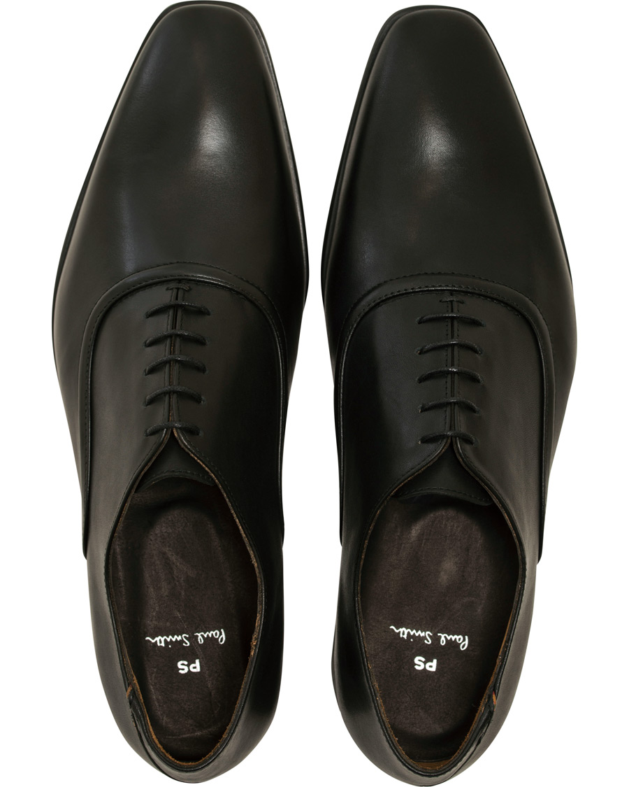 Heren | PS Paul Smith Starling Rubber Sole Oxford Black Burnished Calf | PS Paul Smith | Starling Rubber Sole Oxford Black Burnished Calf