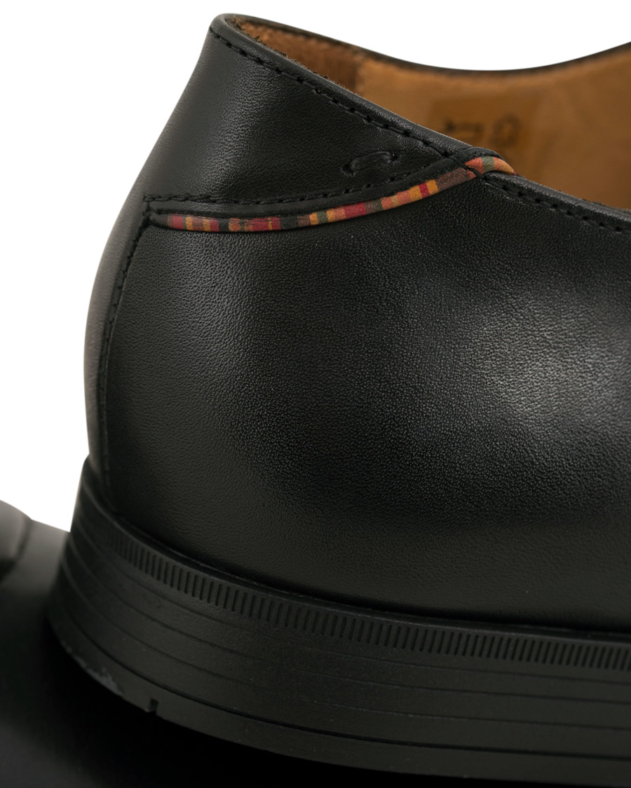 Heren | PS Paul Smith Starling Rubber Sole Oxford Black Burnished Calf | PS Paul Smith | Starling Rubber Sole Oxford Black Burnished Calf