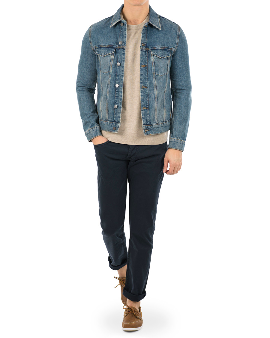 Heren | Jassen | J.Lindeberg | Max True Classic Jeans Jacket Light Blue
