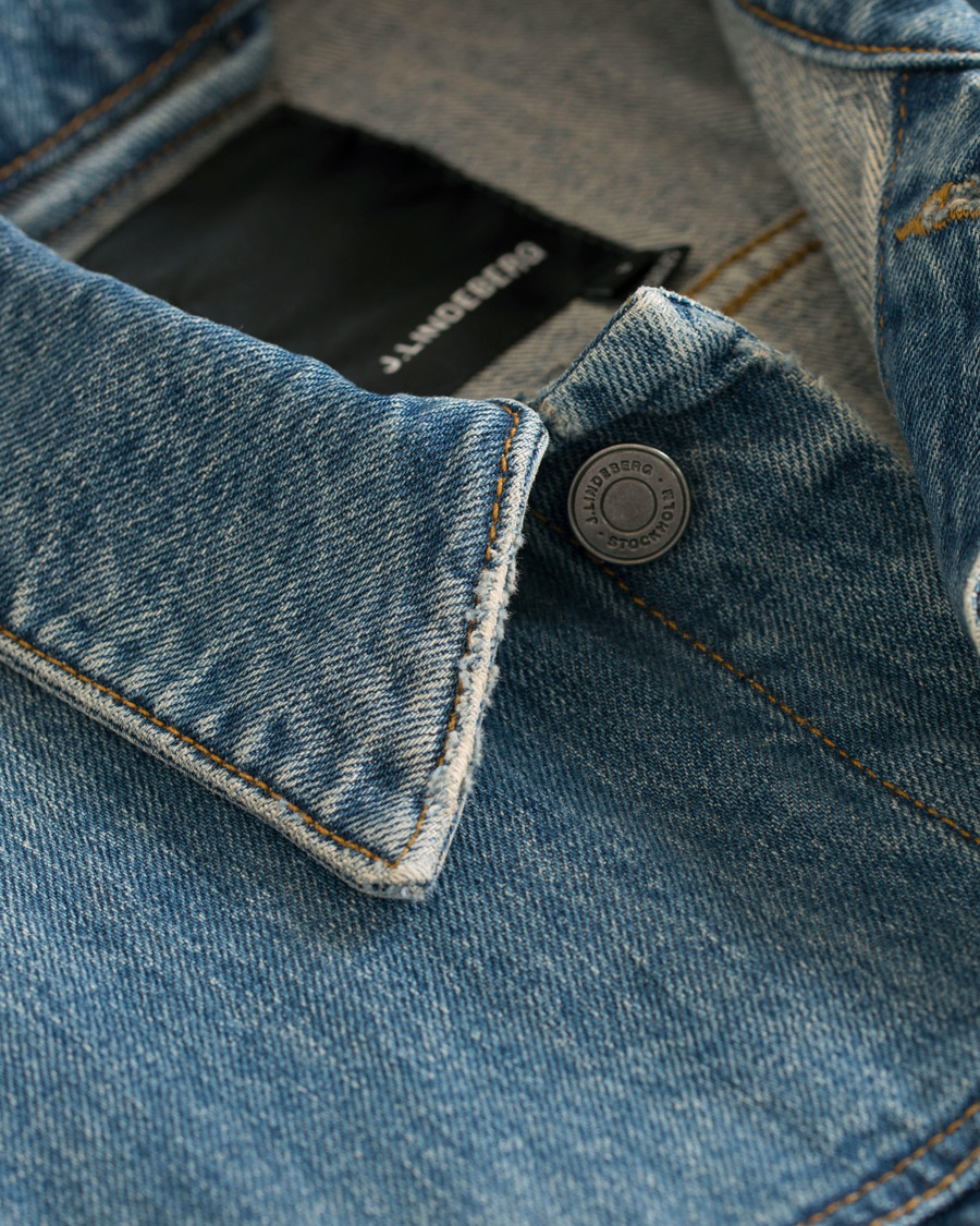 Heren | Jassen | J.Lindeberg | Max True Classic Jeans Jacket Light Blue