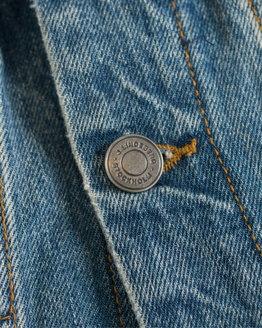 Heren | Jassen | J.Lindeberg | Max True Classic Jeans Jacket Light Blue