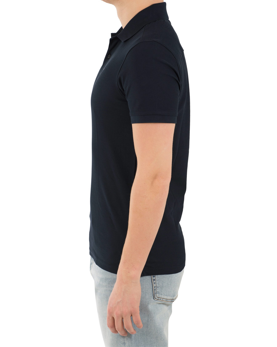Homme | Polos | J.Lindeberg | Slim Fit Troy Clean Pique Navy