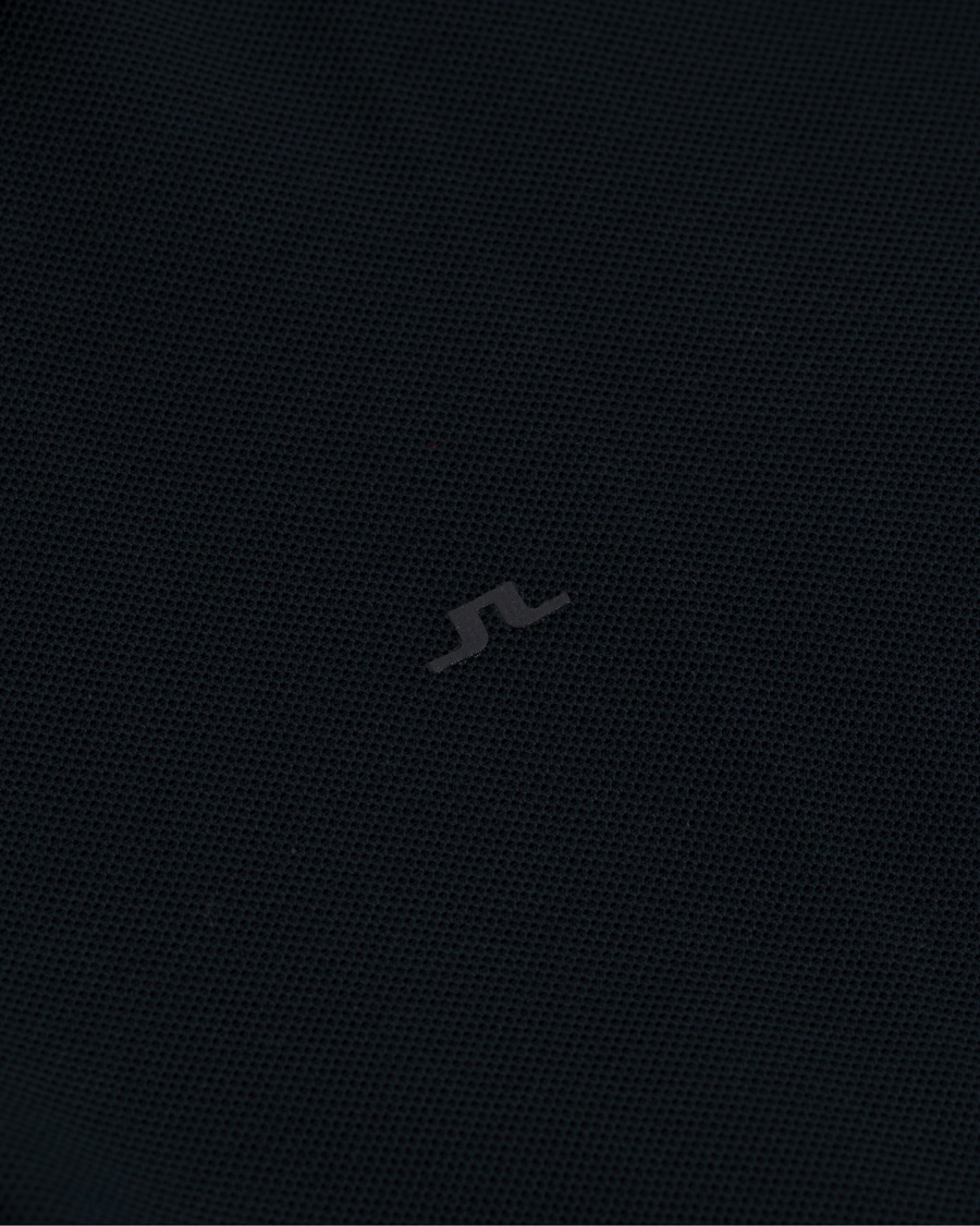 Homme | Polos | J.Lindeberg | Slim Fit Troy Clean Pique Navy