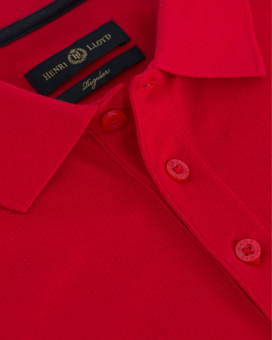 Homme | Polos | Henri-Lloyd | Henri Lloyd Benton Regular Polo Candy Red
