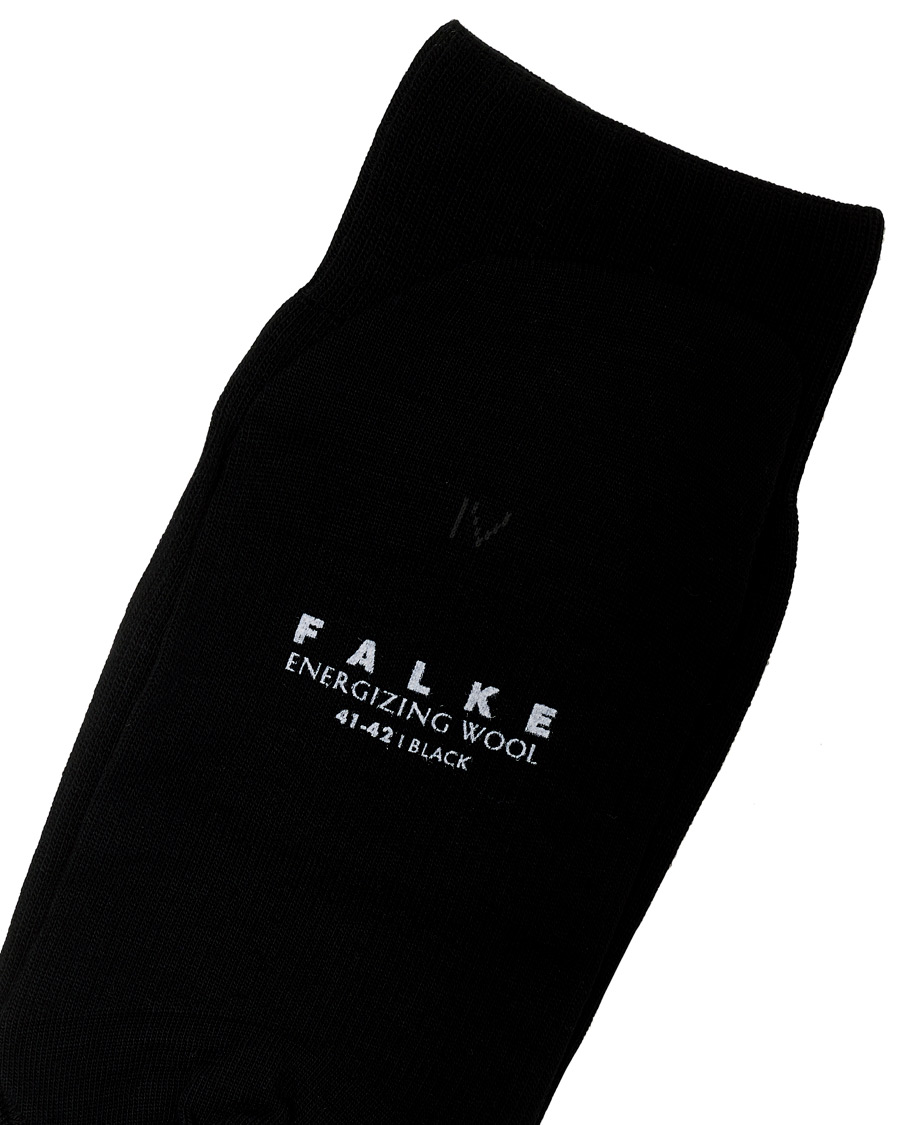 Heren | Ondergoed | Falke | Energizing Wool Knee High Sock Black