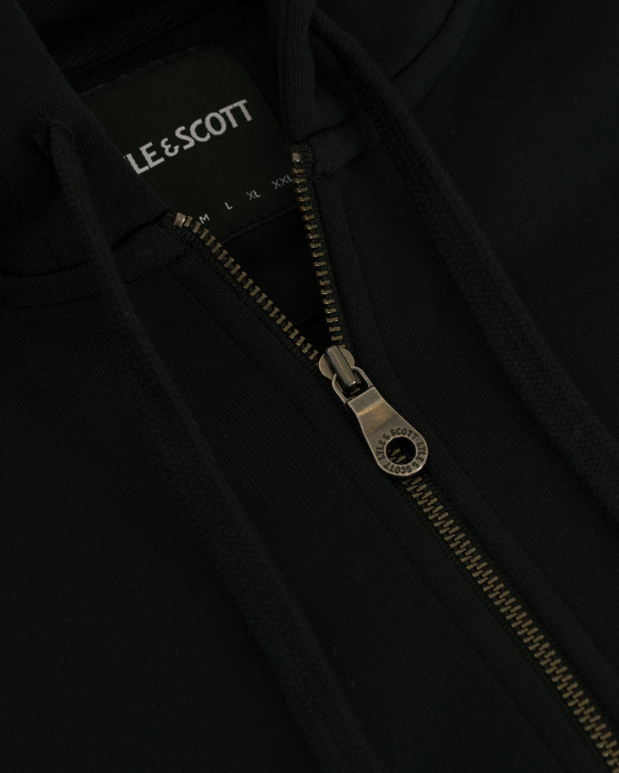 Homme | Pulls Et Tricots | Lyle & Scott | Zip Through Hoodie True Black