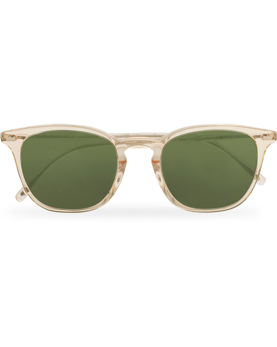 Heren | Zonnebrillen | Oliver Peoples | Heaton Sunglasses Buff/Green