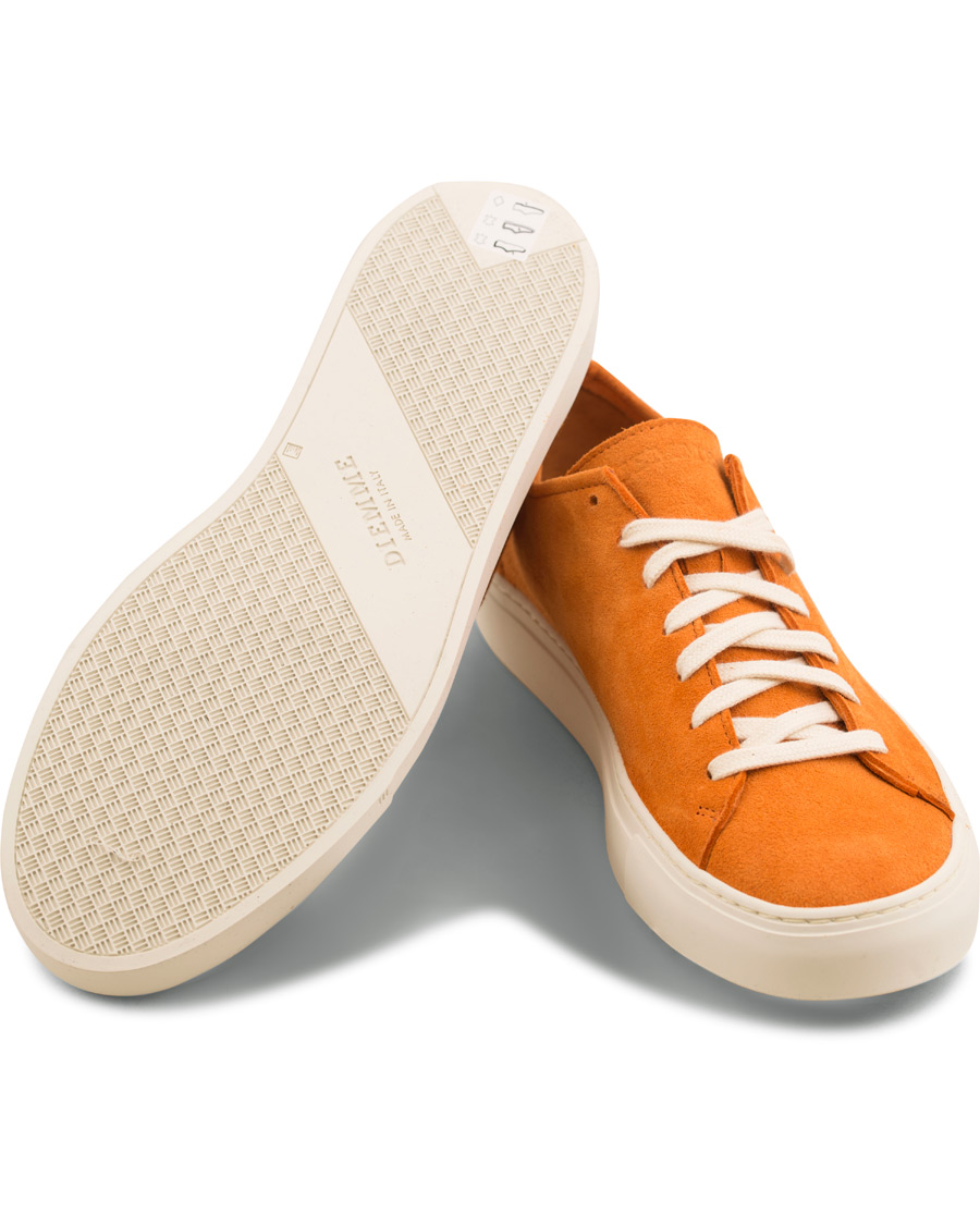 Homme | Diemme Loria Unlined Low Sneaker Sun Orange Deer Suede | Diemme | Loria Unlined Low Sneaker Sun Orange Deer Suede