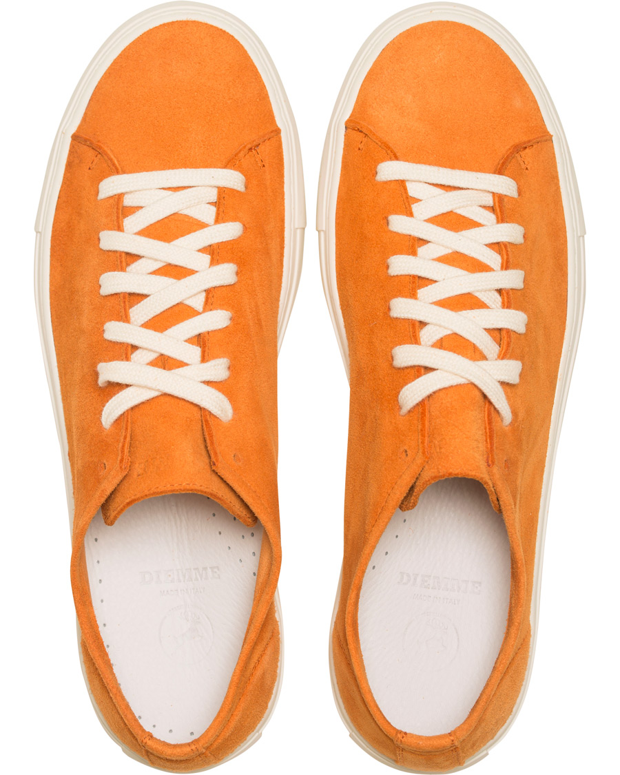 Homme | Diemme Loria Unlined Low Sneaker Sun Orange Deer Suede | Diemme | Loria Unlined Low Sneaker Sun Orange Deer Suede