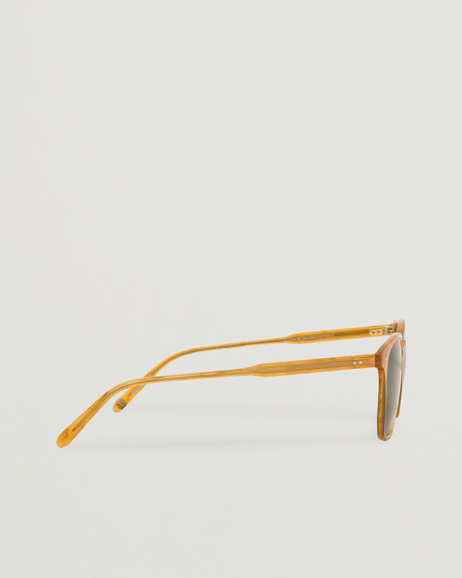 Homme | Lunettes De Soleil | Garrett Leight | Brooks 47 Sunglasses Butterscotch/Green Polarized