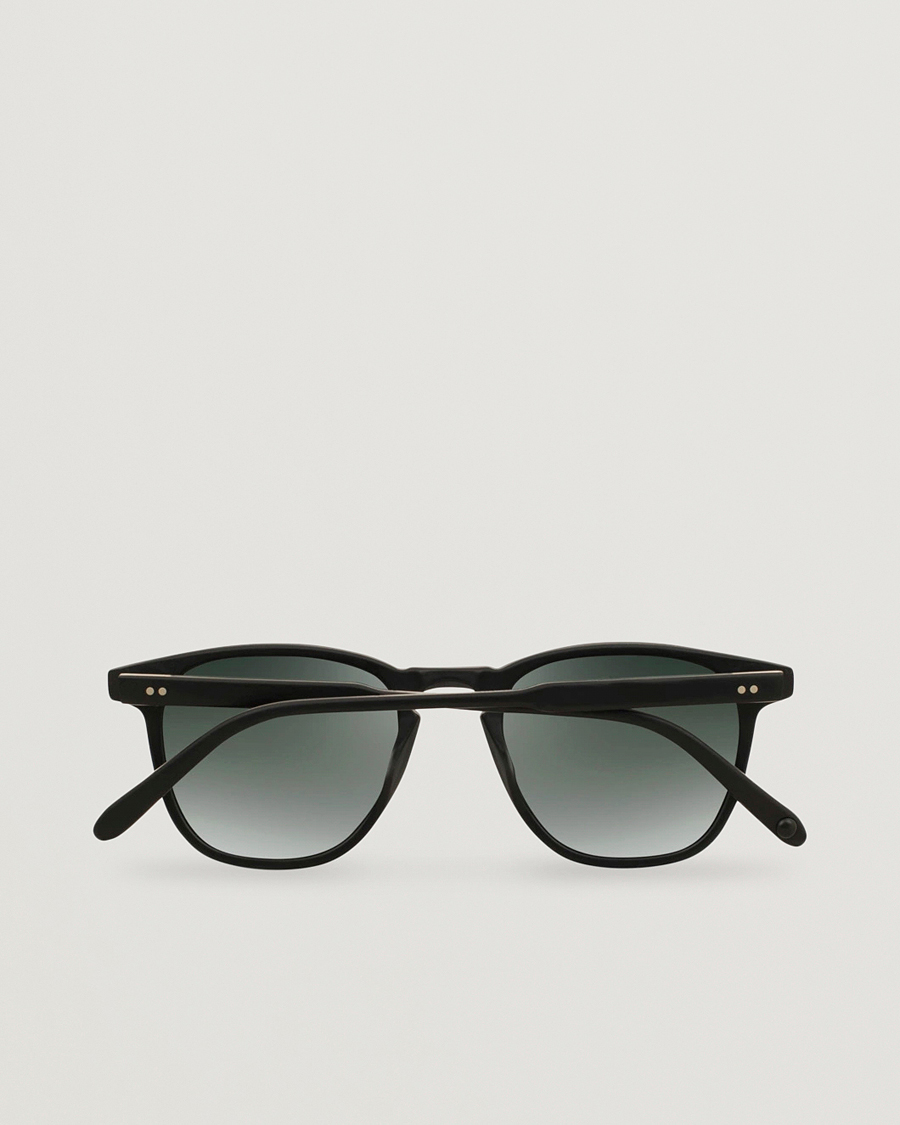 Homme | Lunettes De Soleil | Garrett Leight | Brooks 47 Sunglasses Matte Black/Blue Smoke Polarized