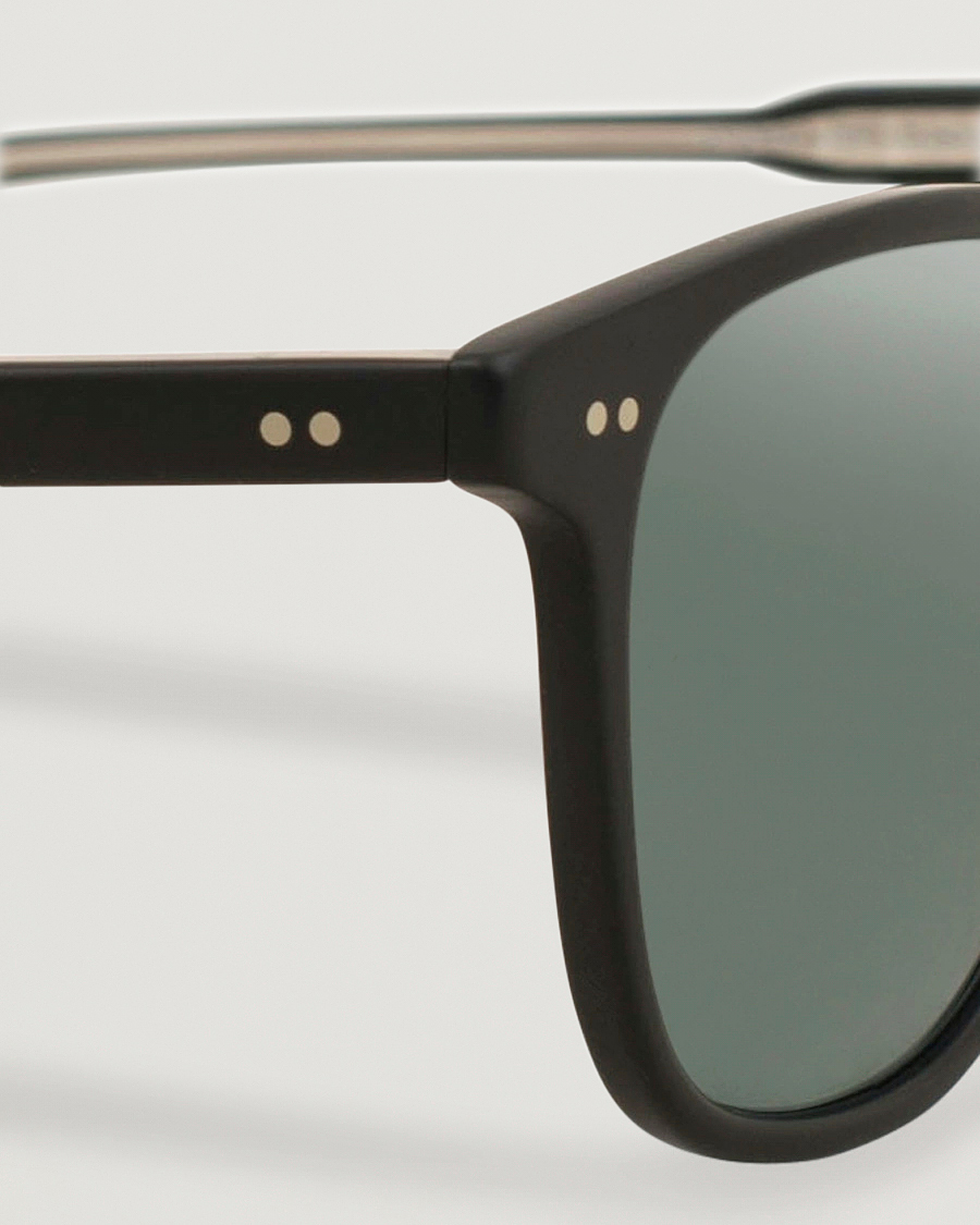 Homme | Lunettes De Soleil | Garrett Leight | Brooks 47 Sunglasses Matte Black/Blue Smoke Polarized