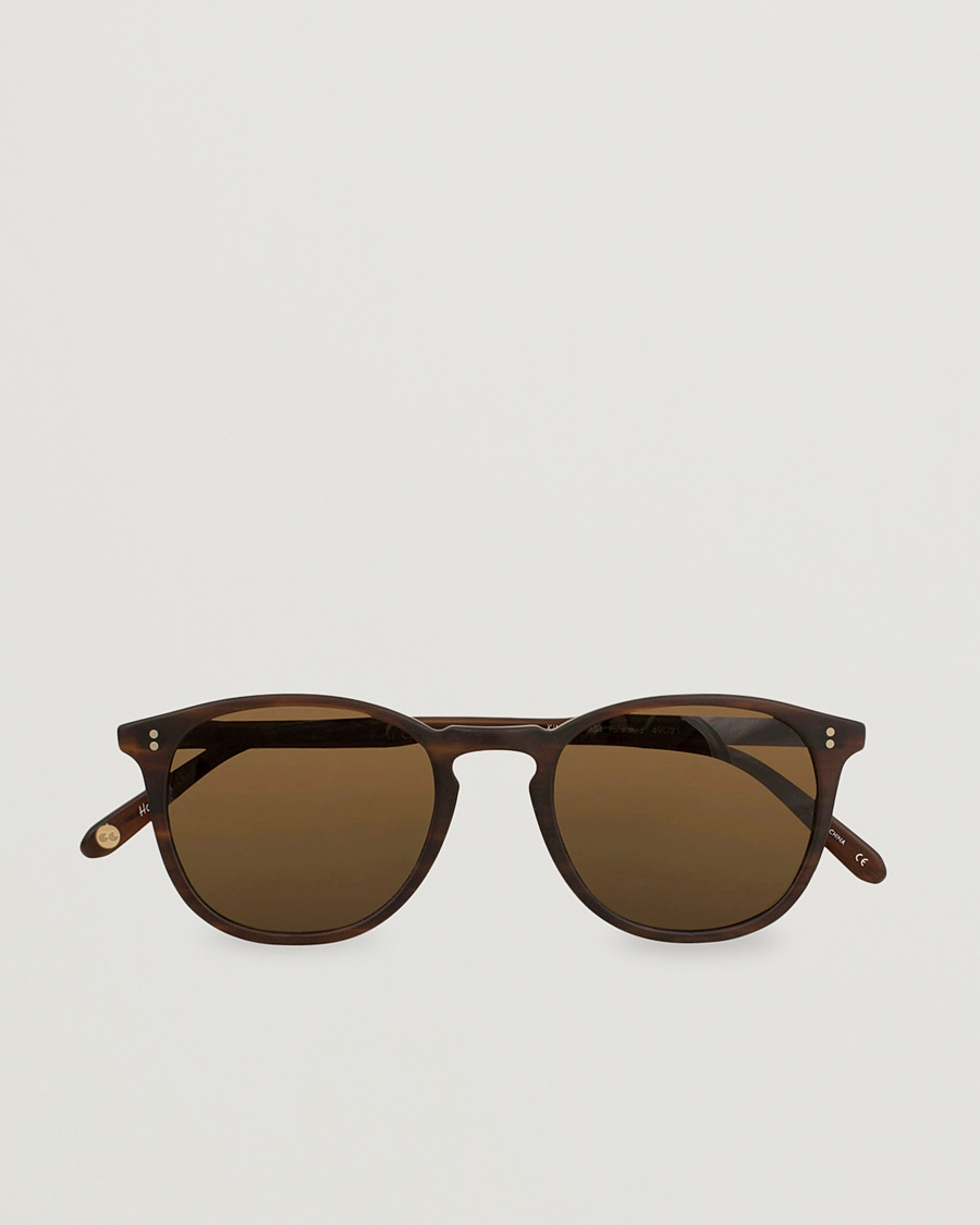 Homme | Lunettes De Soleil | Garrett Leight | Kinney 49 Sunglasses Matte Brandy Tortoise/Brown Polarized