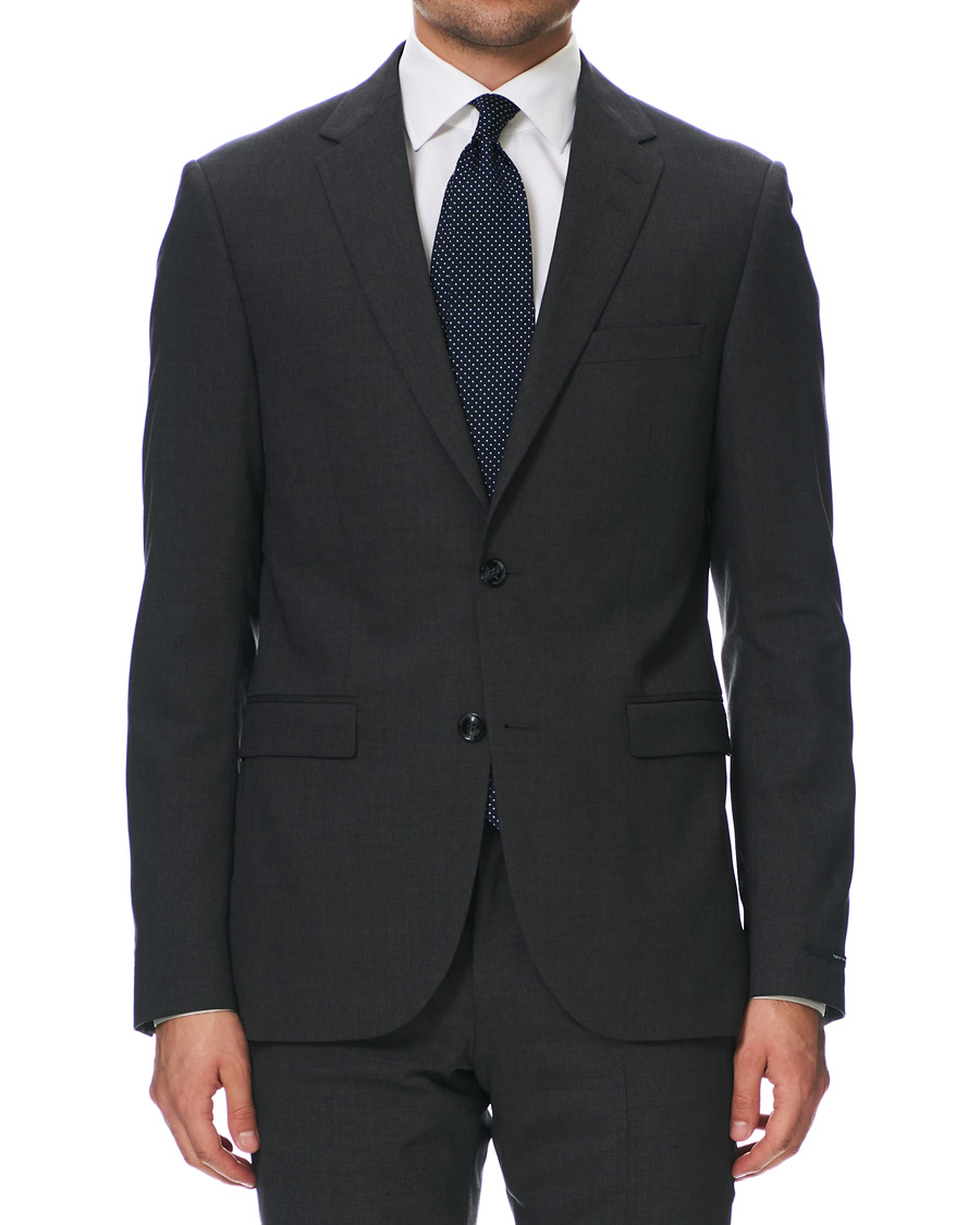Homme | Blazers | Tiger of Sweden | Henrie Wool Stretch Blazer Grey