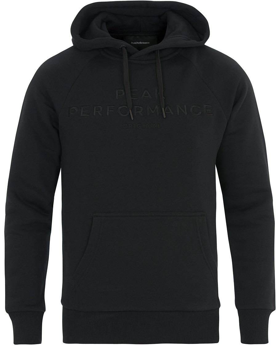 Heren | Truien | Peak Performance | Logo Hoodie Black