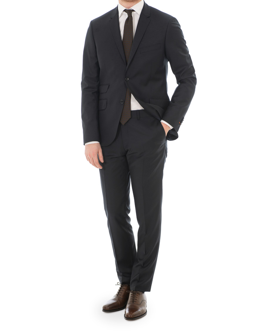 Homme | Costumes | Morris | Charles Wool Suit Navy