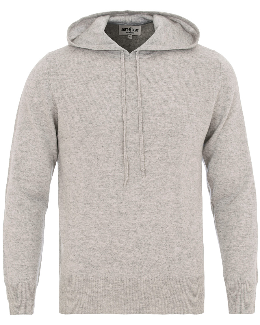 Homme | Pulls Et Tricots | Soft Goat | Cashmere Hoodie Light Grey