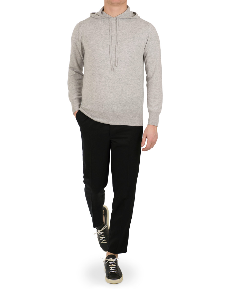 Homme | Pulls Et Tricots | Soft Goat | Cashmere Hoodie Light Grey