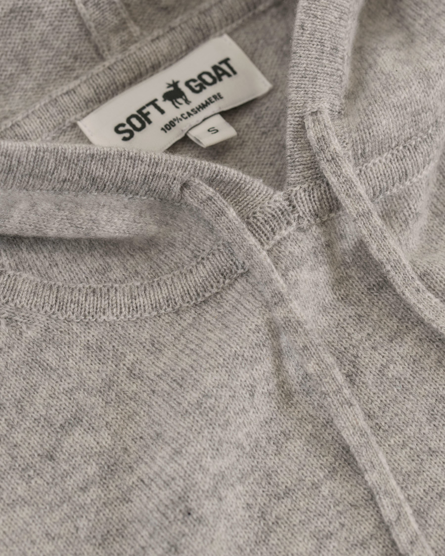 Homme | Pulls Et Tricots | Soft Goat | Cashmere Hoodie Light Grey
