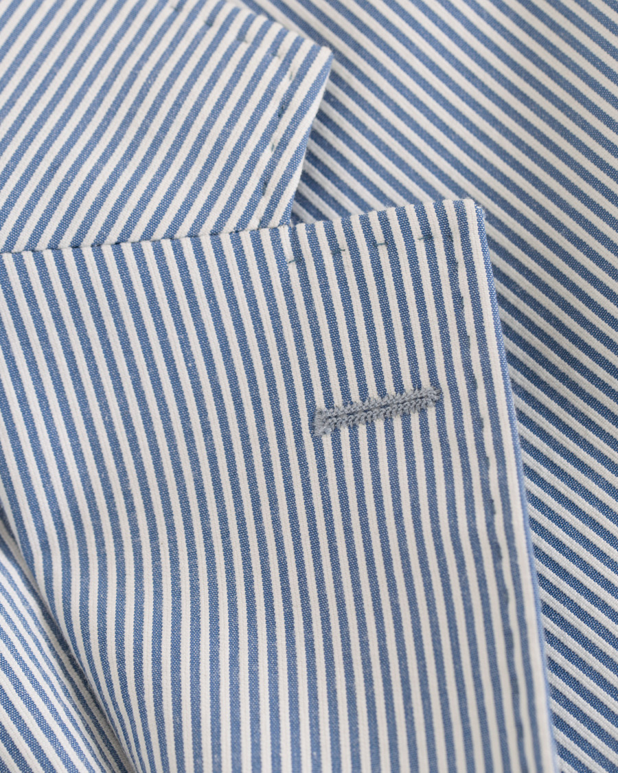 Homme | Blazers | Morris Heritage | John Dandy Stripe Suit Blazer Light Blue