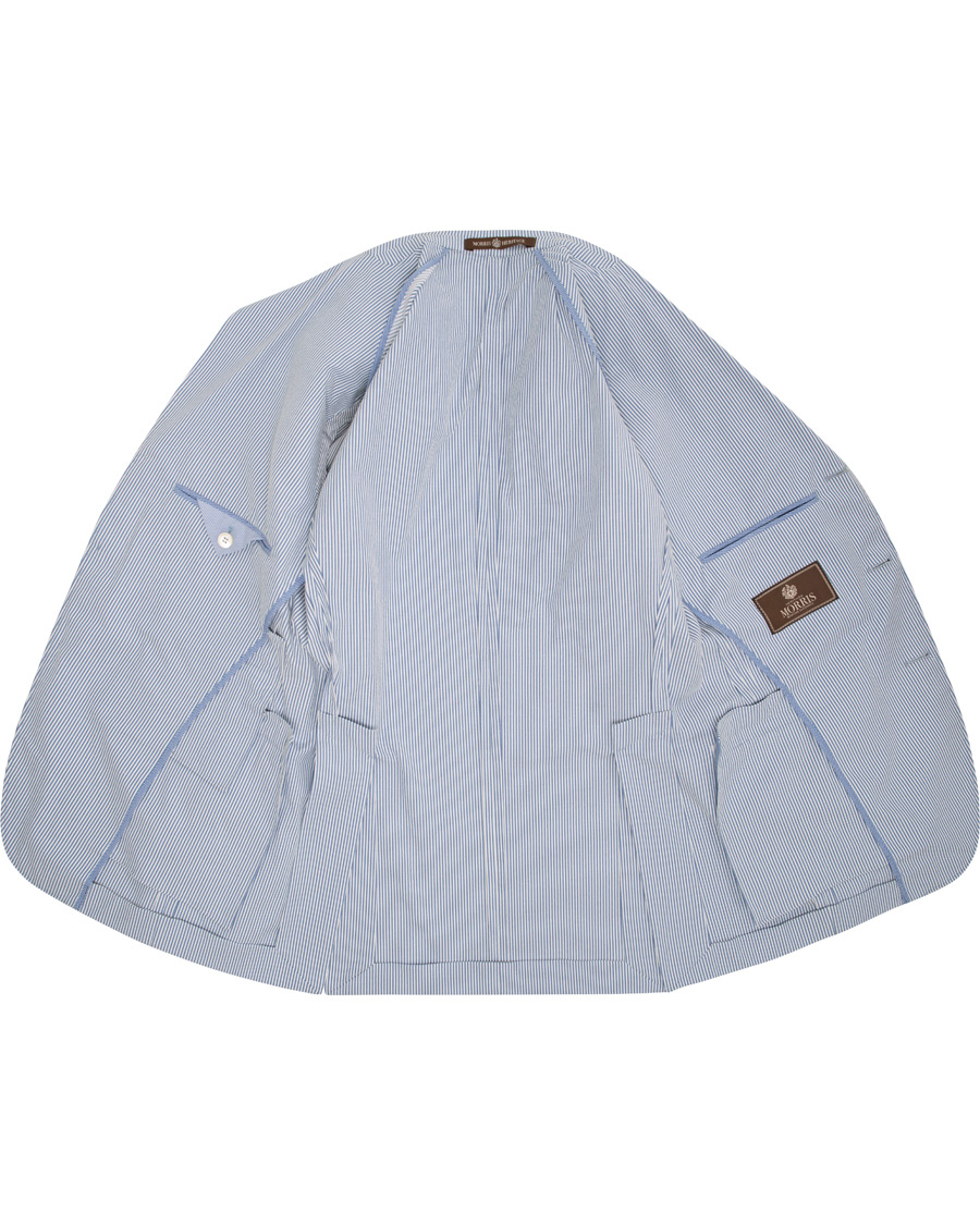 Homme | Blazers | Morris Heritage | John Dandy Stripe Suit Blazer Light Blue