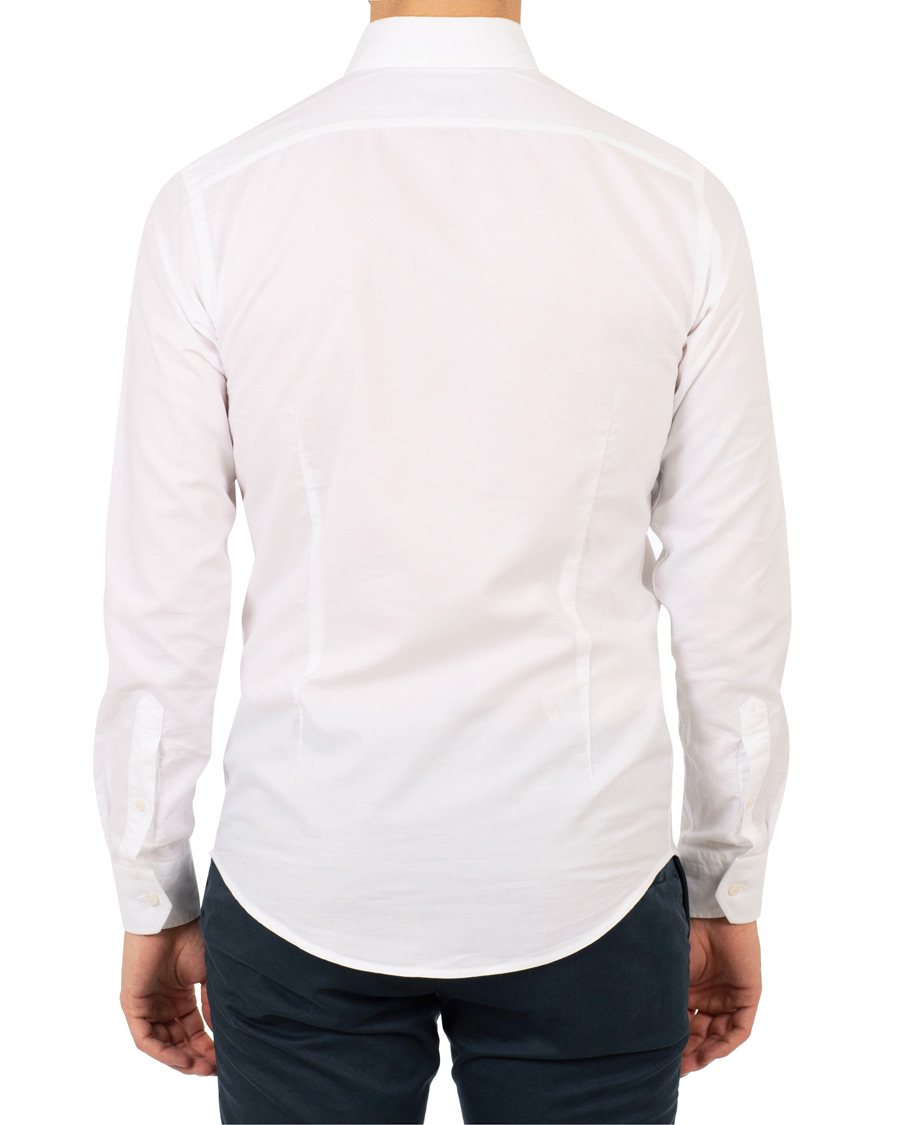 Homme | Chemises | Eton | Slim Fit Cotton/Silk Shirt White