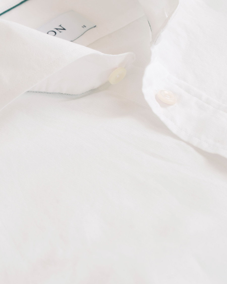 Homme | Chemises | Eton | Slim Fit Cotton/Silk Shirt White