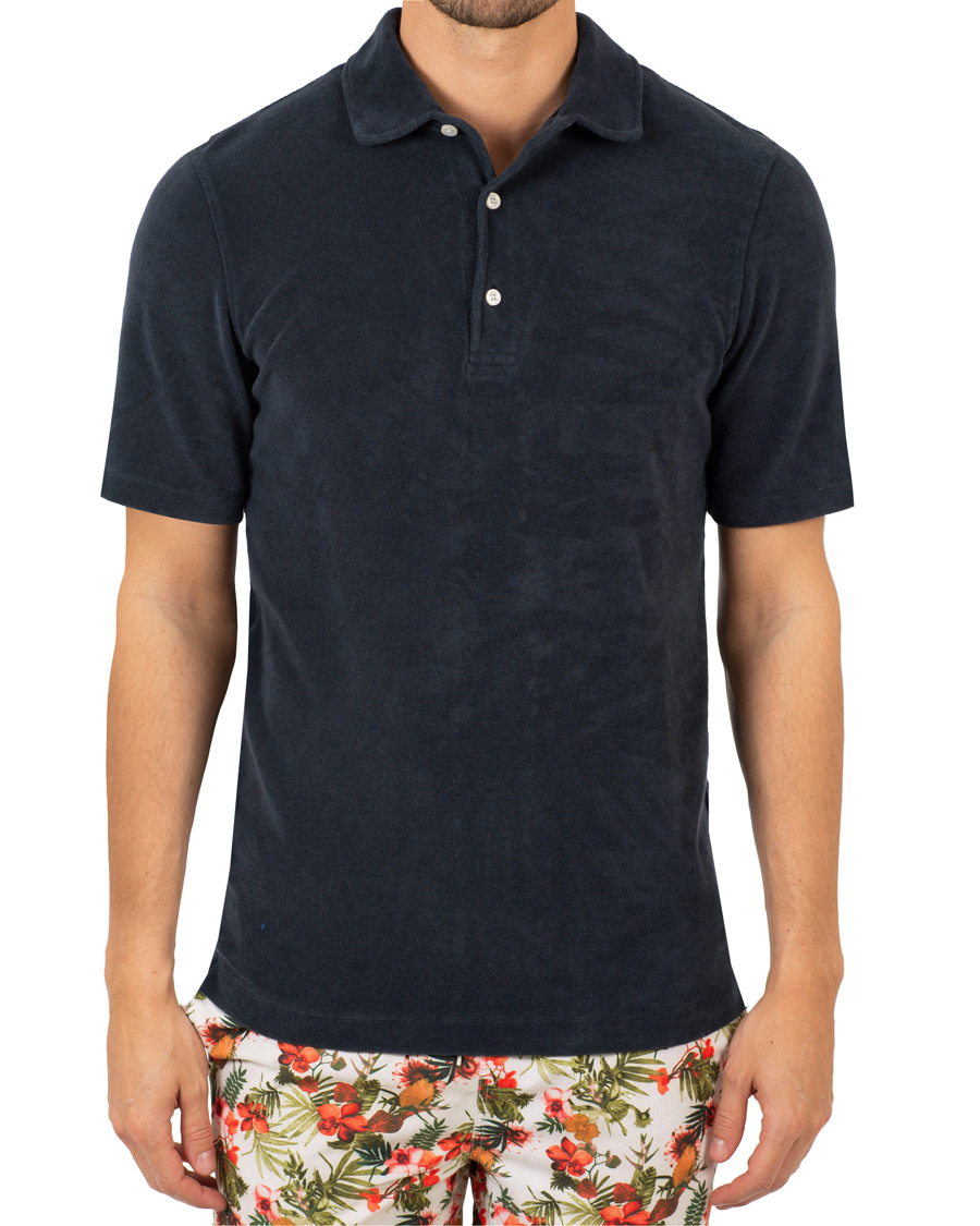 Homme | Polos | NN07 | Quince Terry Polo Navy