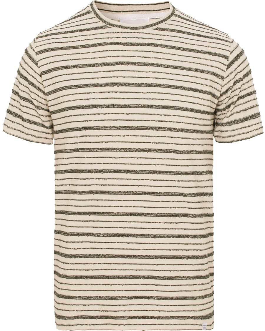 Homme | T-shirts | Norse Projects | Niels Texture Stripe Tee Kelp Green