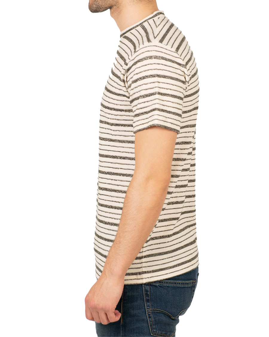 Homme | T-shirts | Norse Projects | Niels Texture Stripe Tee Kelp Green