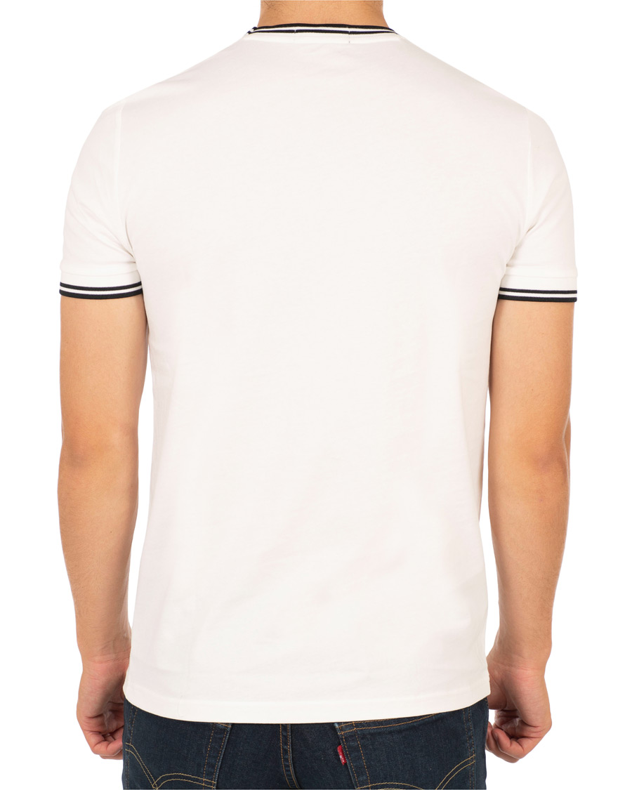Homme | T-shirts | Fred Perry | Twin Tip Crew Neck Tee White