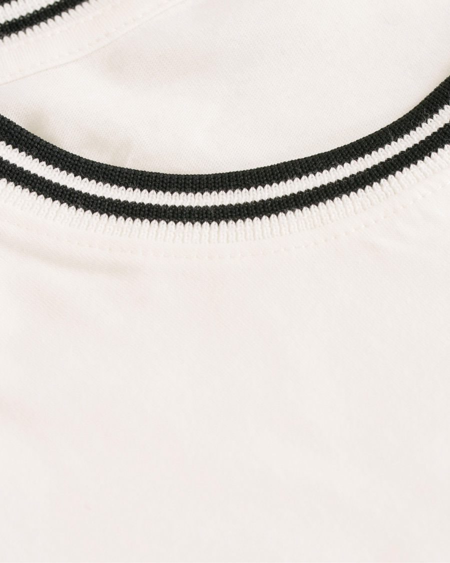 Homme | T-shirts | Fred Perry | Twin Tip Crew Neck Tee White