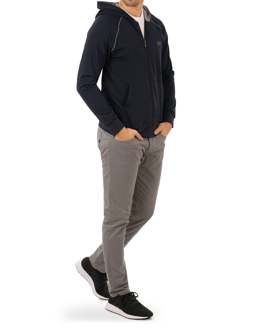 Homme | Pulls Et Tricots | BOSS BLACK | BOSS Loungewear Full Zip Hoodie Navy