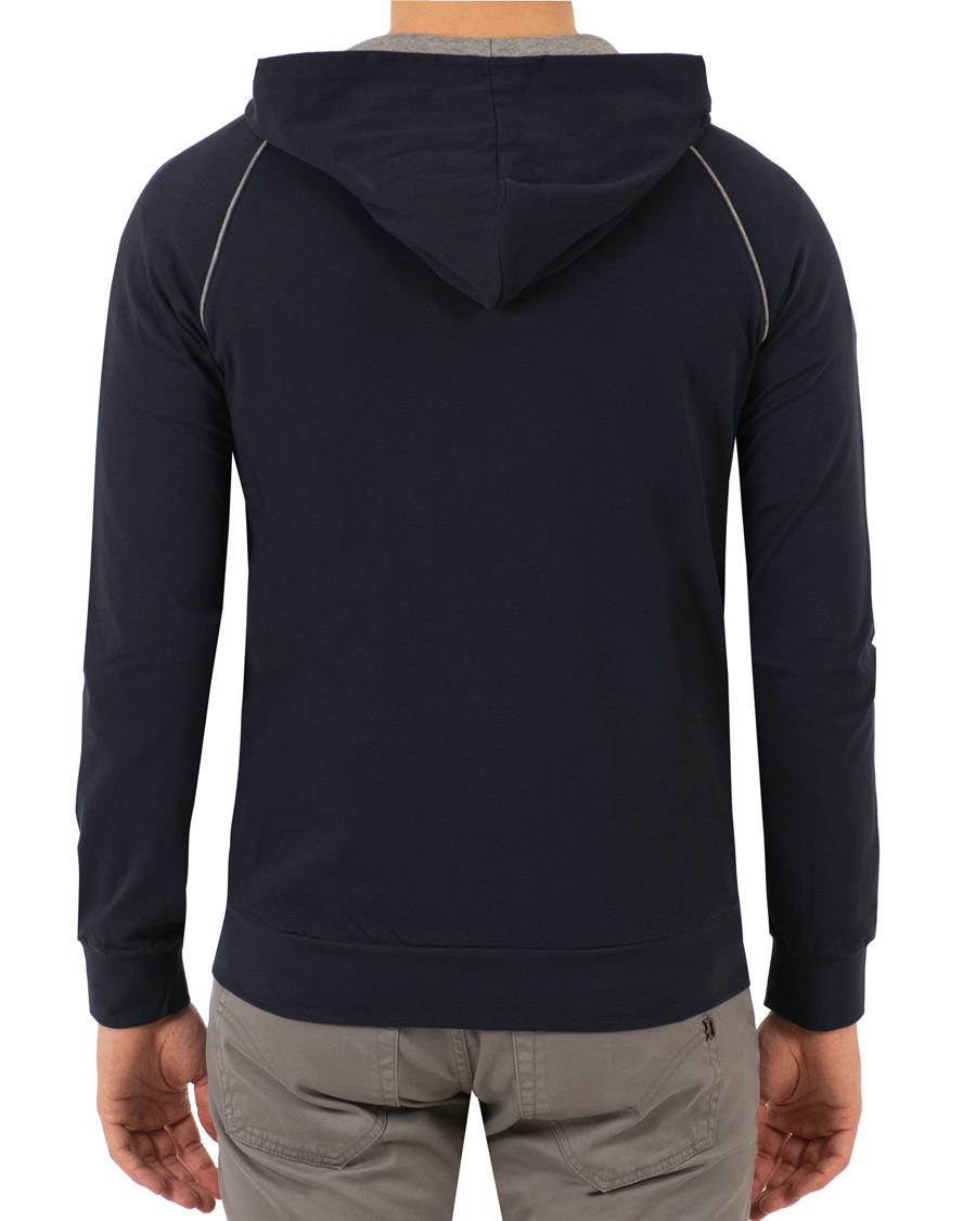 Homme | Pulls Et Tricots | BOSS BLACK | BOSS Loungewear Full Zip Hoodie Navy