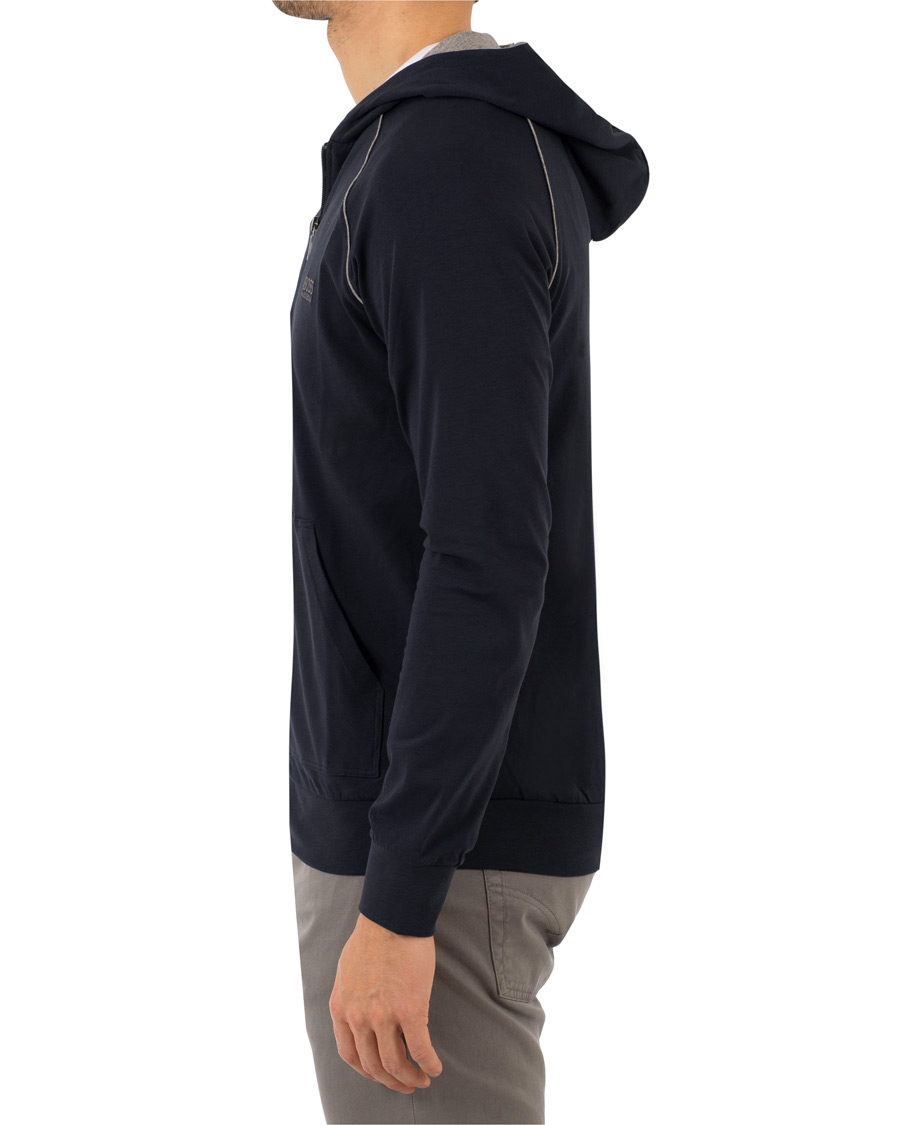 Homme | Pulls Et Tricots | BOSS BLACK | BOSS Loungewear Full Zip Hoodie Navy