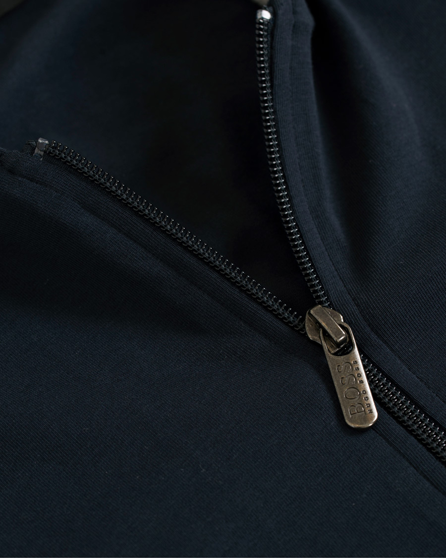 Homme | Pulls Et Tricots | BOSS BLACK | BOSS Loungewear Full Zip Hoodie Navy