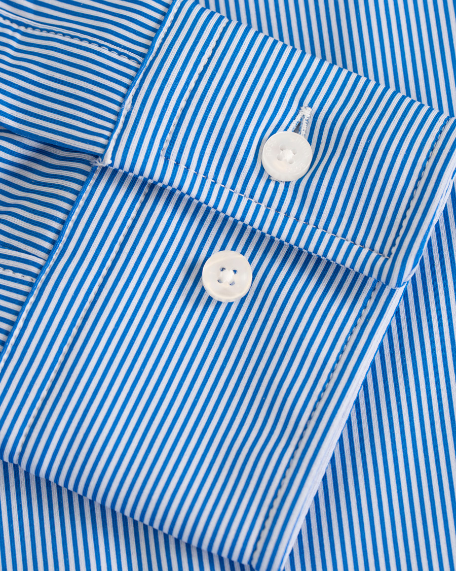 Homme | Chemises | BOSS BLACK | BOSS Jenno Slim Fit Super Stretch Shirt White/Blue