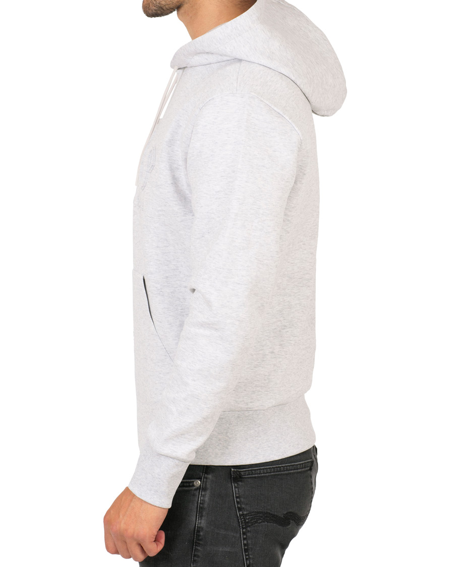 Homme | Pulls Et Tricots | BOSS GREEN | BOSS Athleisure Sly Logo Hoodie Light Grey Melange