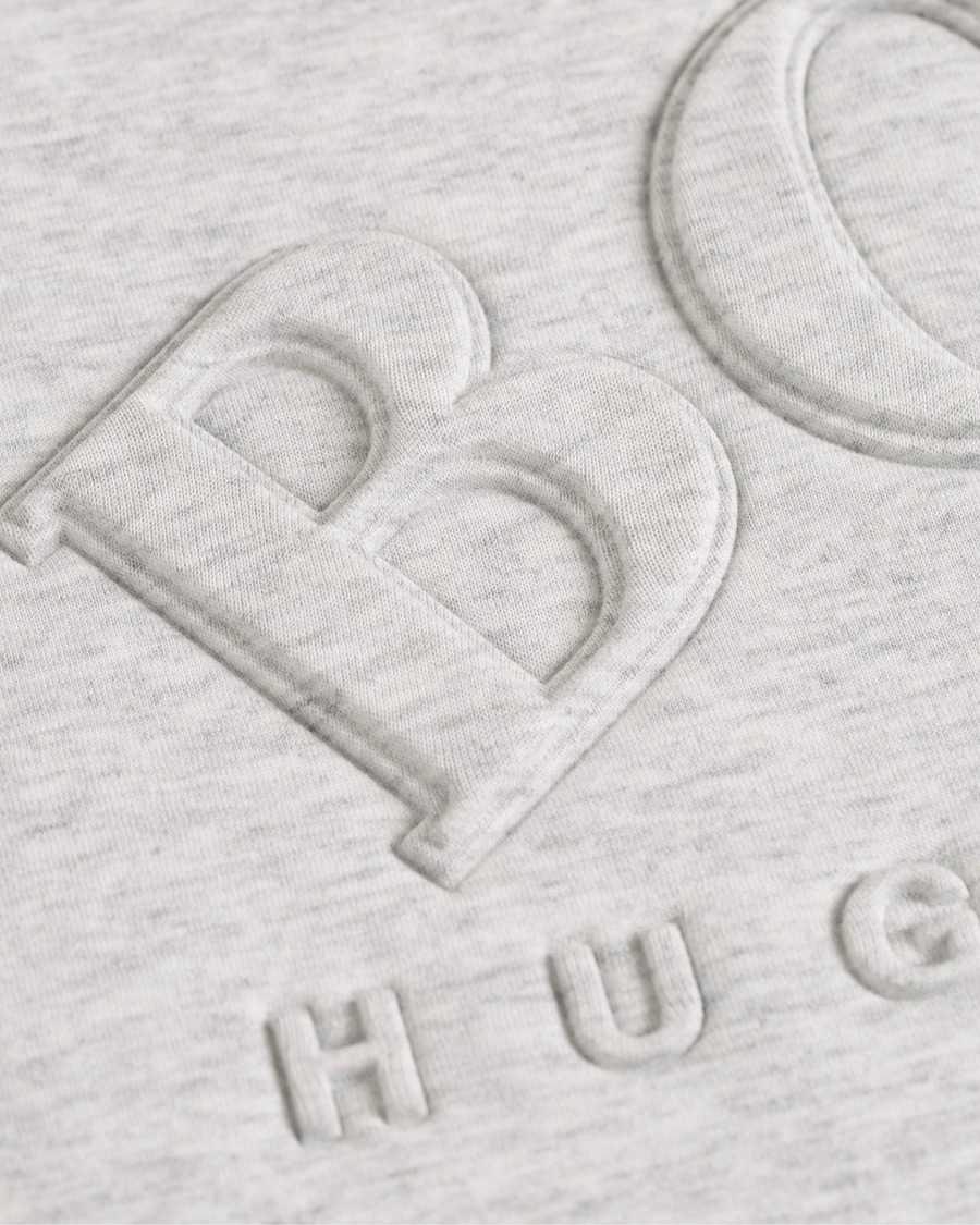 Homme | Pulls Et Tricots | BOSS GREEN | BOSS Athleisure Sly Logo Hoodie Light Grey Melange
