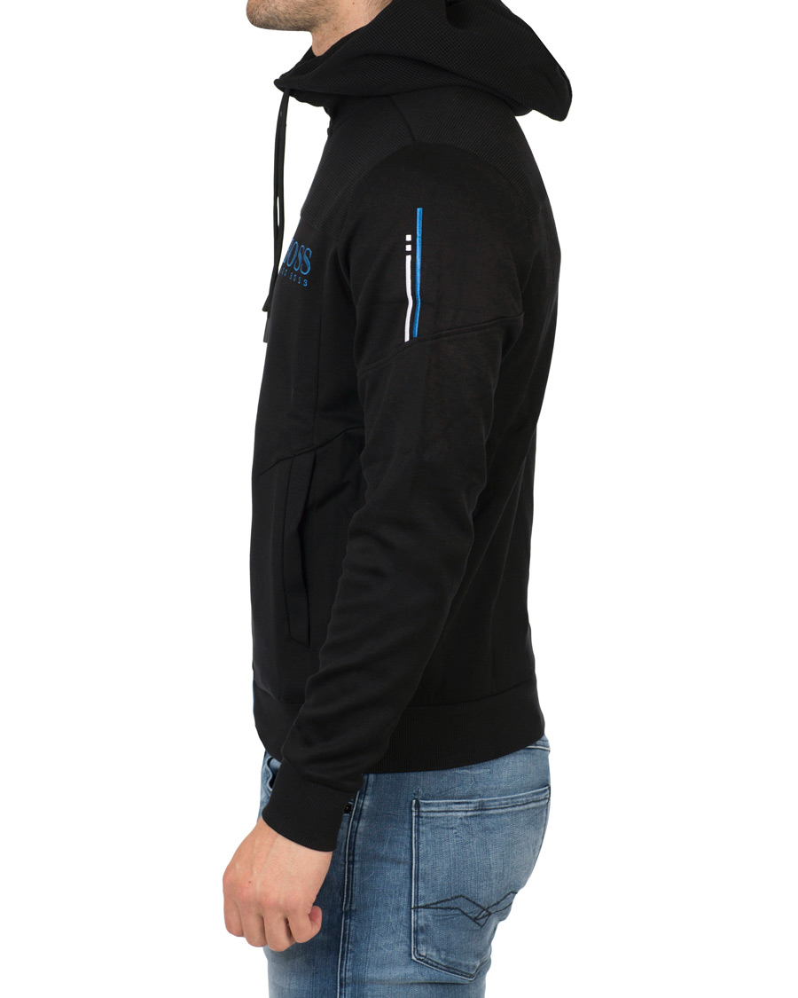 Homme | Pulls Et Tricots | BOSS GREEN | BOSS Athleisure Saggy Full Zip Hoodie Black