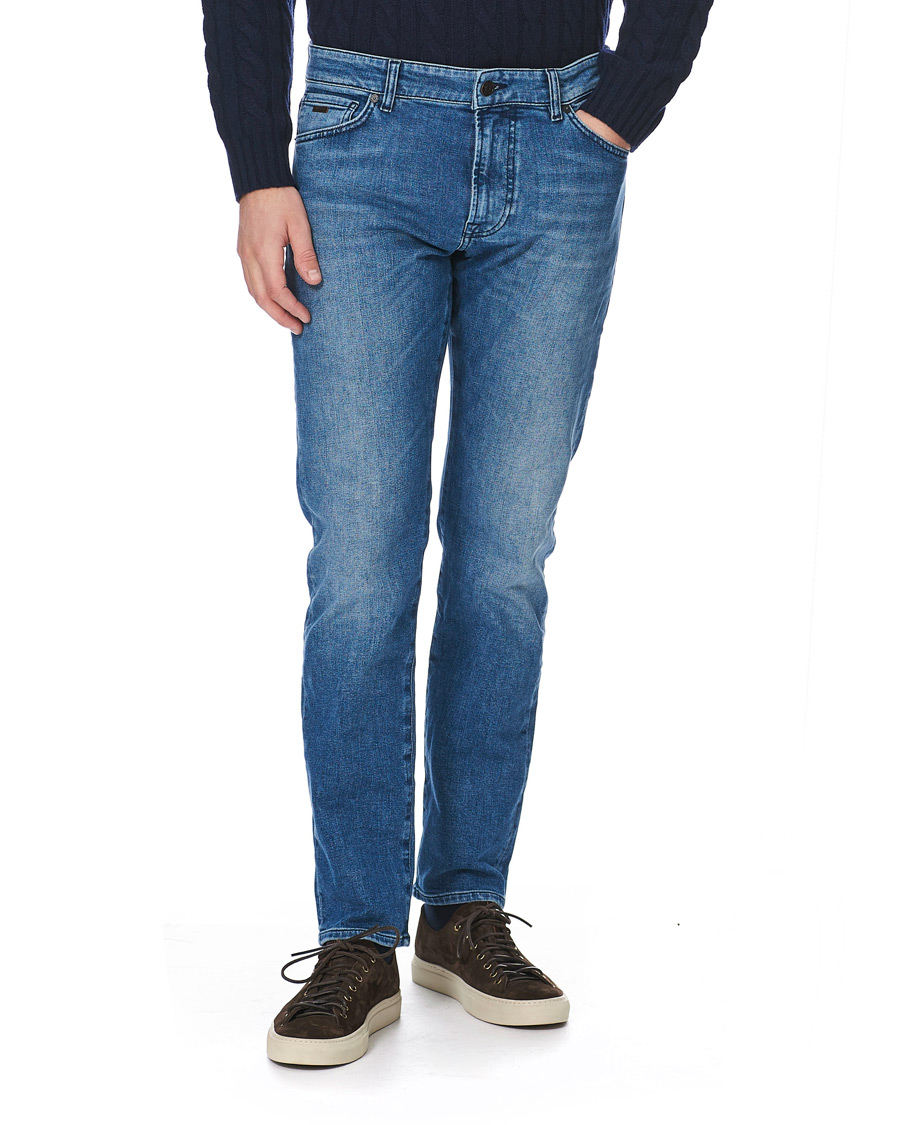 Homme | Jeans | BOSS ORANGE | BOSS Casual Maine Regular Fit Stretch Jeans Bright Blue