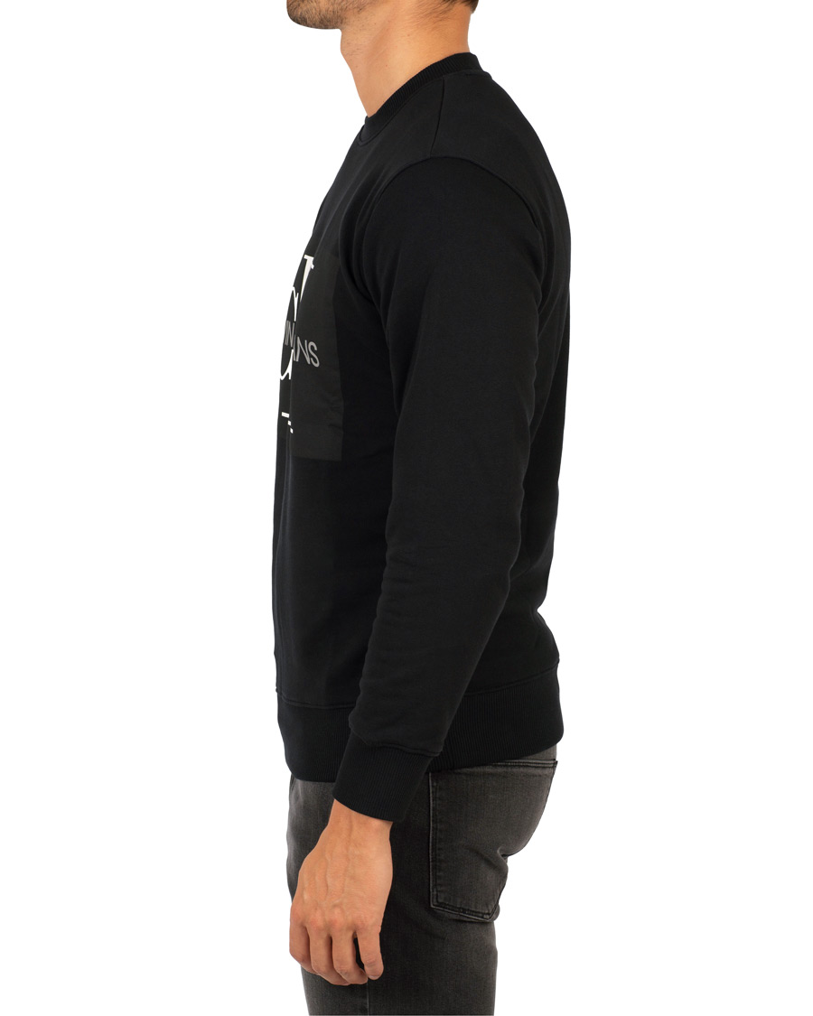 Homme | Pulls Et Tricots | Calvin Klein Jeans | Basic Monogram Logo Crew Neck Sweatshirt Black