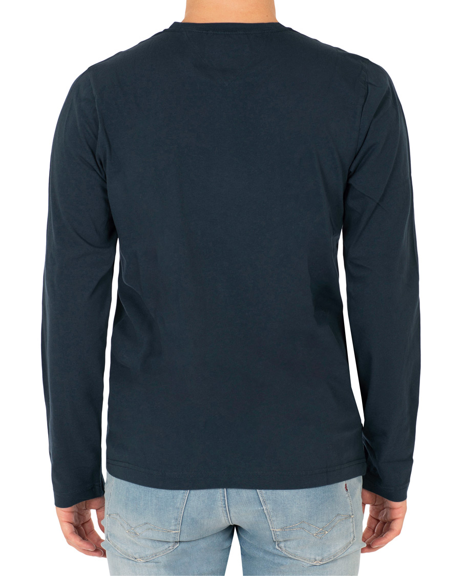 Homme | T-shirts | Tommy Hilfiger | Logo Band Graphic Long Sleeve Tee Navy Blazer
