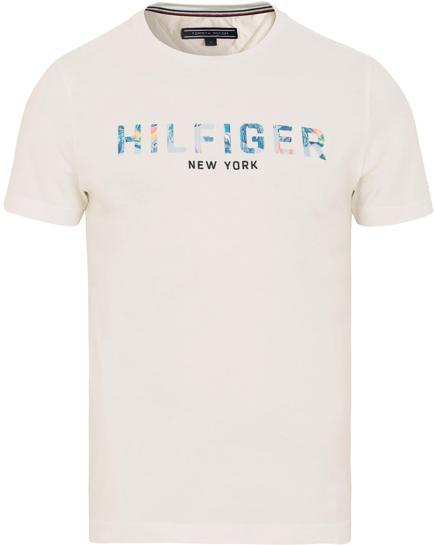 Heren | T-shirts | Tommy Hilfiger | Floral Logo Graphic Tee Snow White