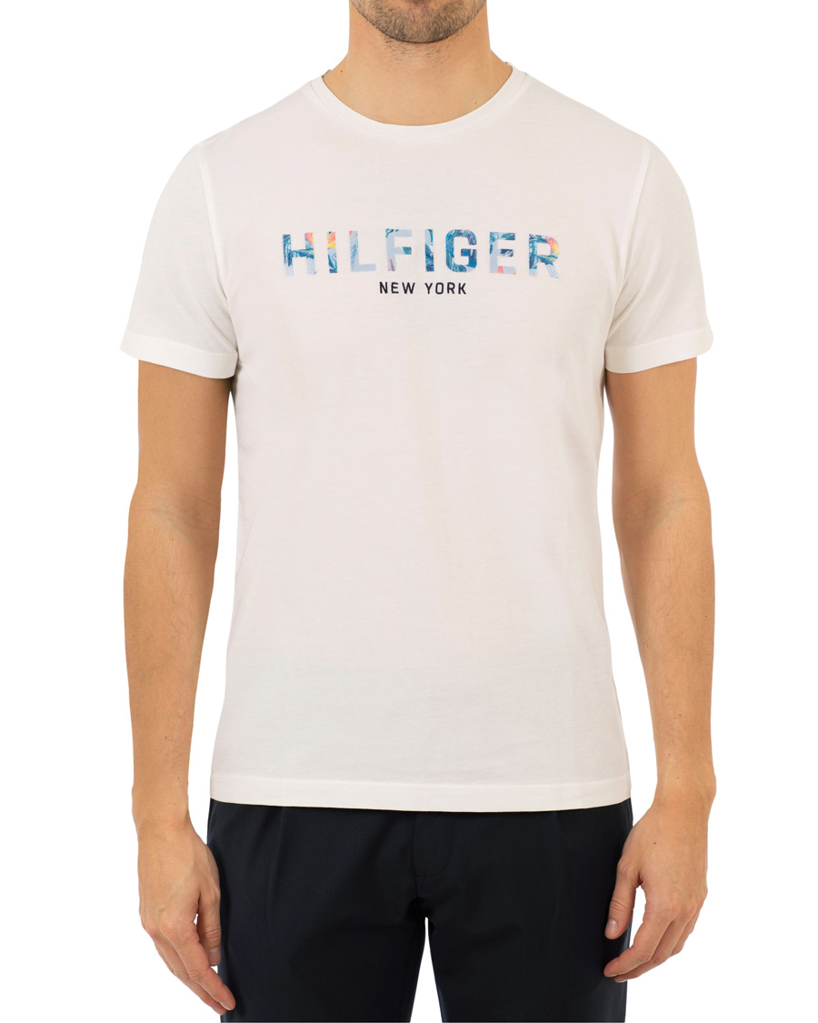 Heren | T-shirts | Tommy Hilfiger | Floral Logo Graphic Tee Snow White